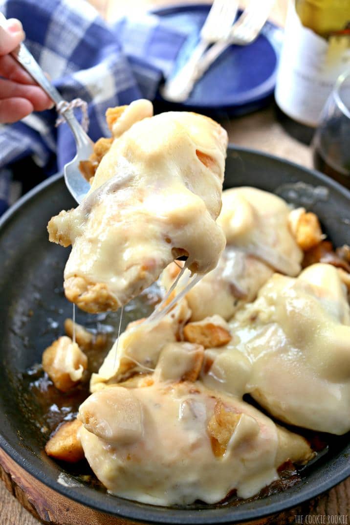 Skillet French Onion Chicken The Cookie Rookie