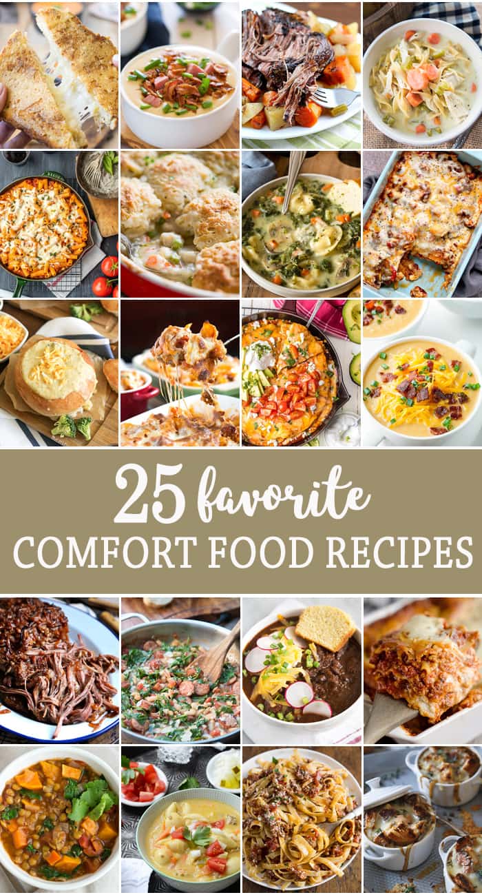 25 Favorite Comfort Food Recipes - The Cookie Rookie